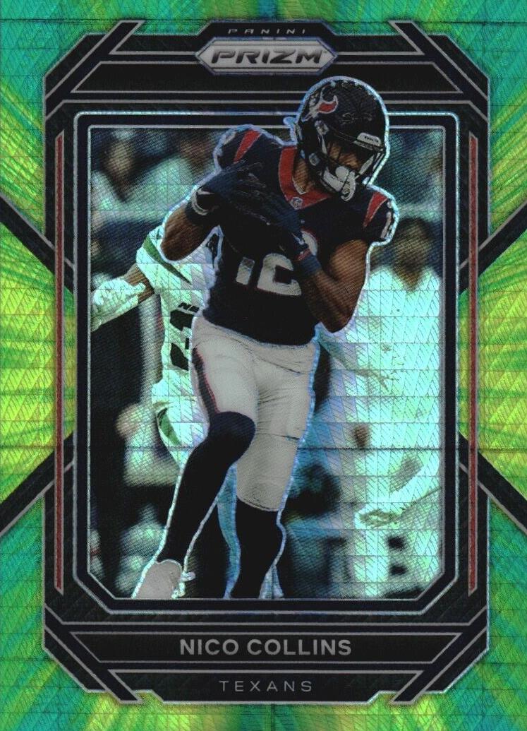 2022 Panini Prizm Football Hyper Nico Collins #117