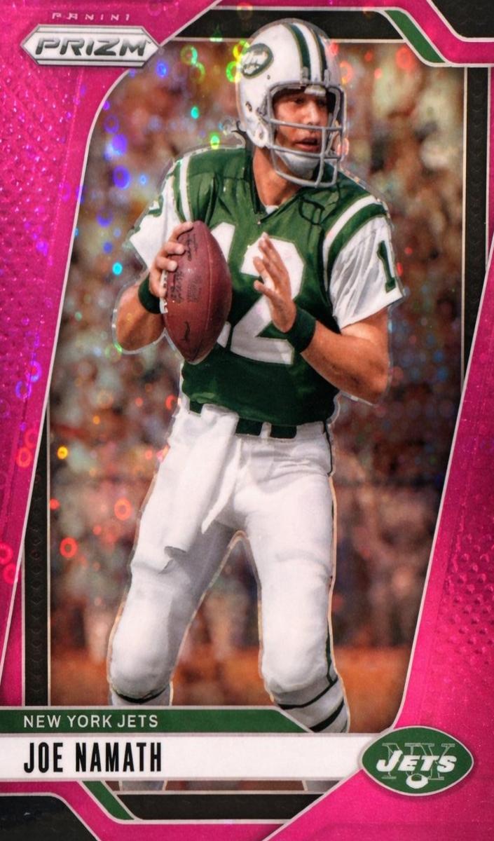 2024 Panini Prizm Football No Huddle Pink Joe Namath #228