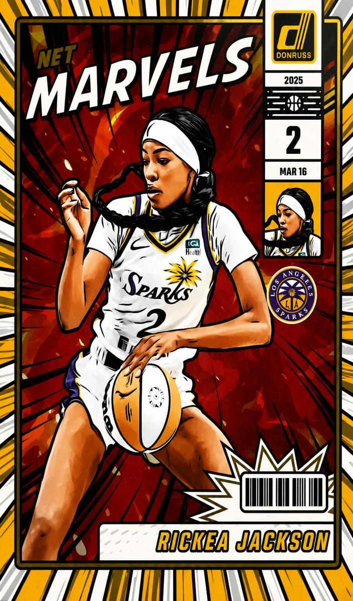 2025 Panini Donruss WNBA Basketball Press Proof Rickea Jackson #6