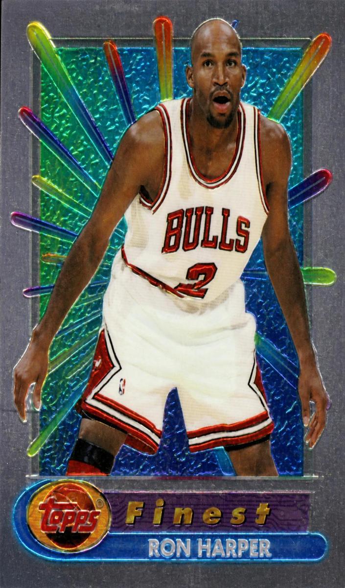 1994 Topps Finest Basketball Ron Harper #293 PSA 9