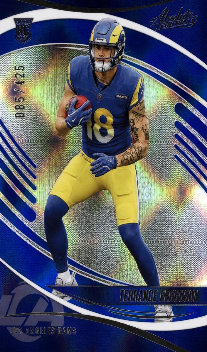 2025 Panini Absolute Football Blue Diamonds Terrance Ferguson #182