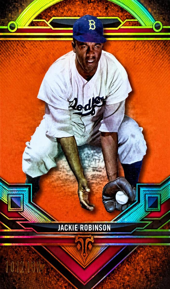2024 Topps Triple Threads Baseball Amber Jackie Robinson #26
