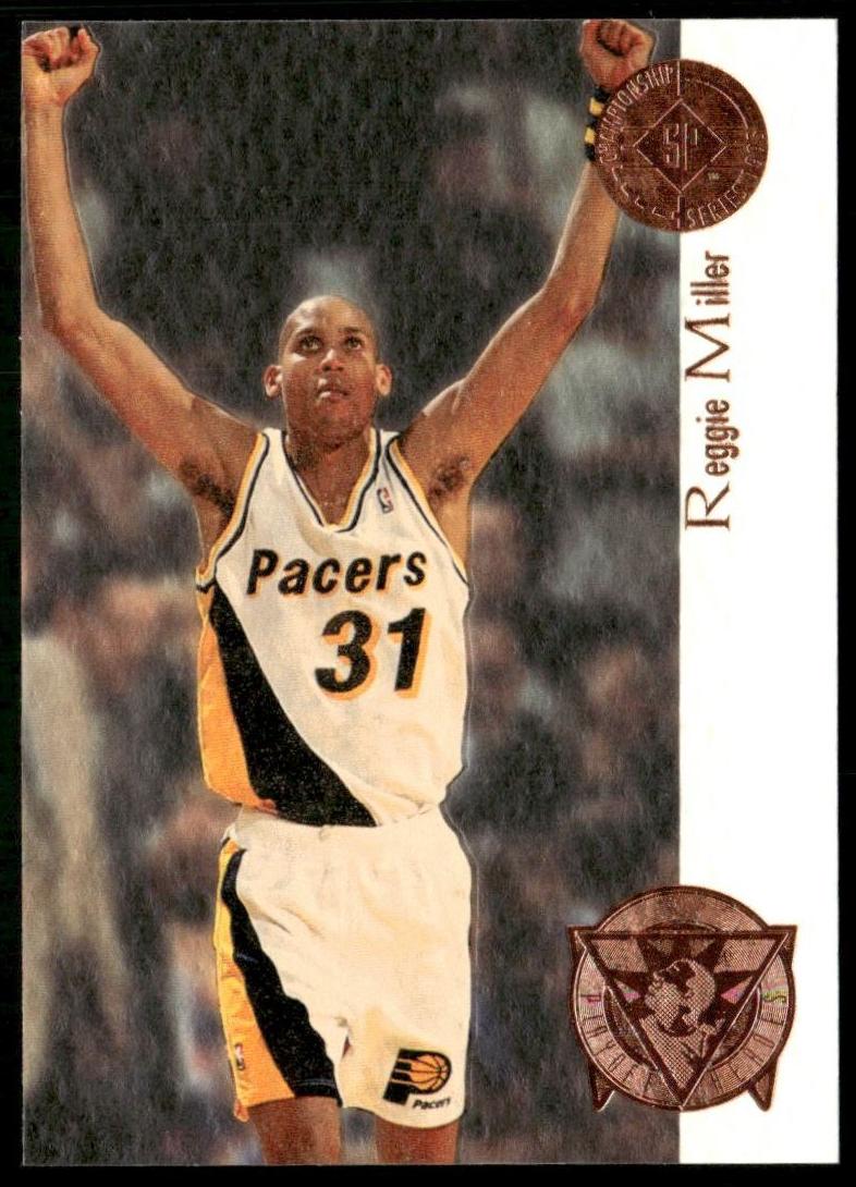 1994 SP Championship Basketball Reggie Miller #P5 PSA 9