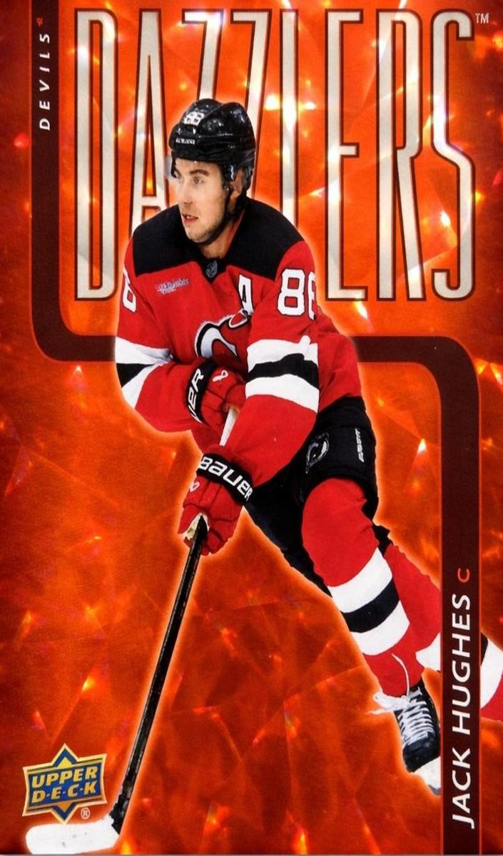 2025 Upper Deck Hockey Red Jack Hughes #DZ-4