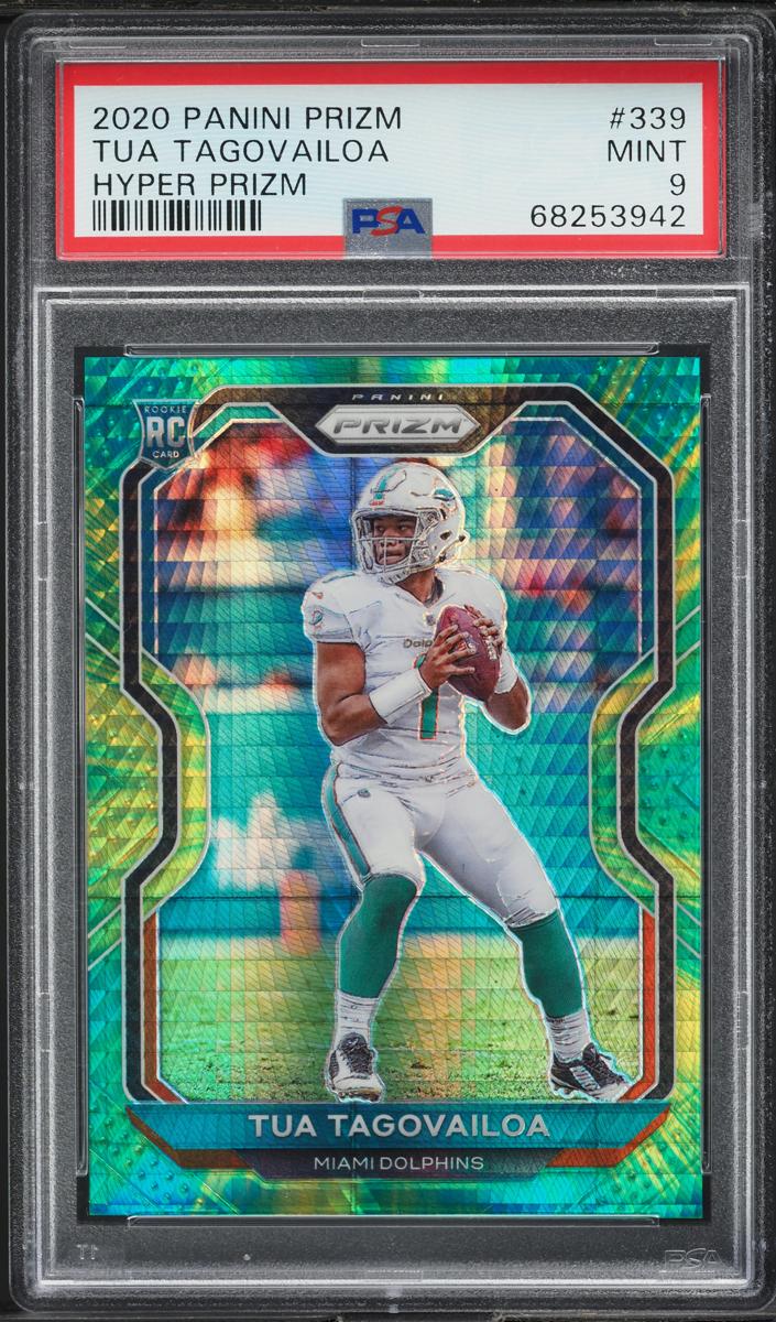 2020 Panini Prizm Football Hyper Tua Tagovailoa #339