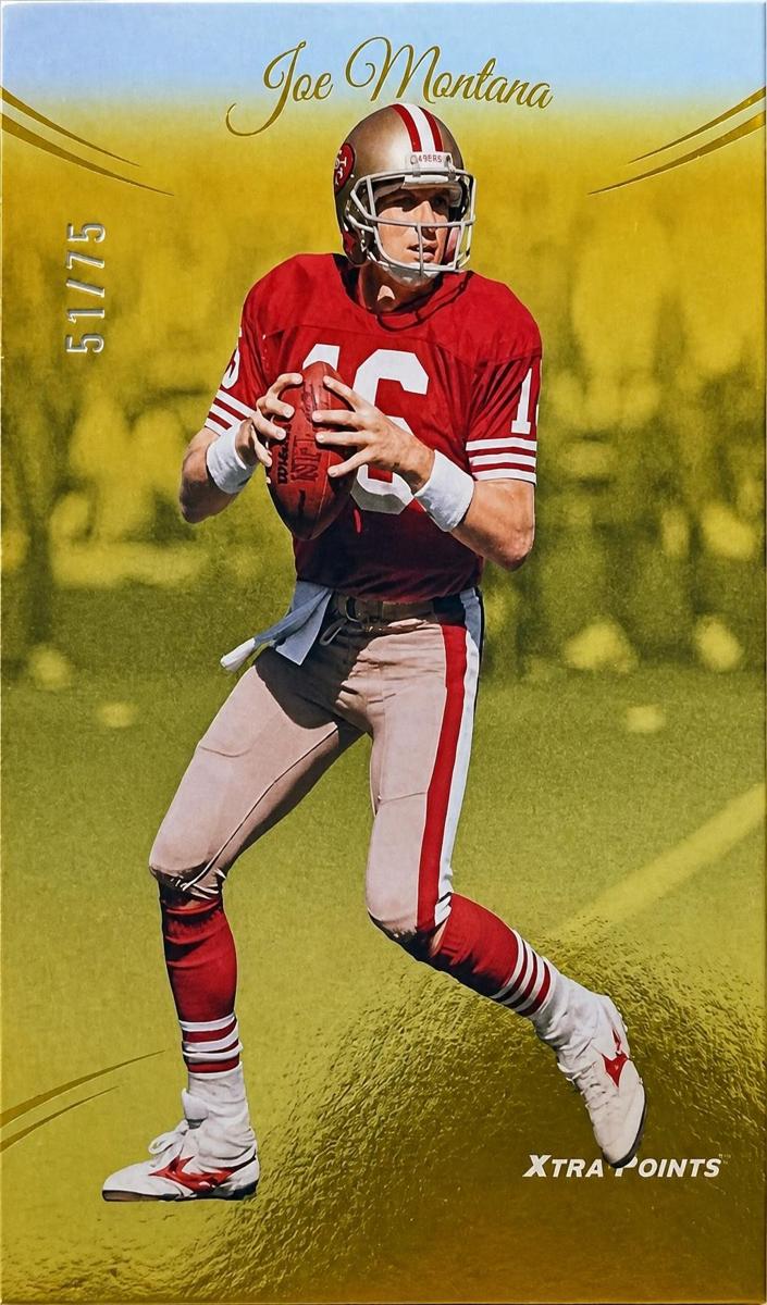 2024 Panini Prestige Football Gold Xtra Points Joe Montana #263