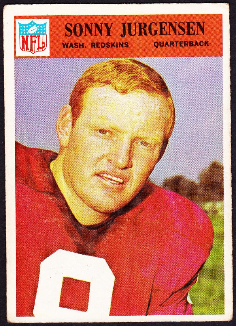 1966 Philadelphia Football Sonny Jurgensen #185