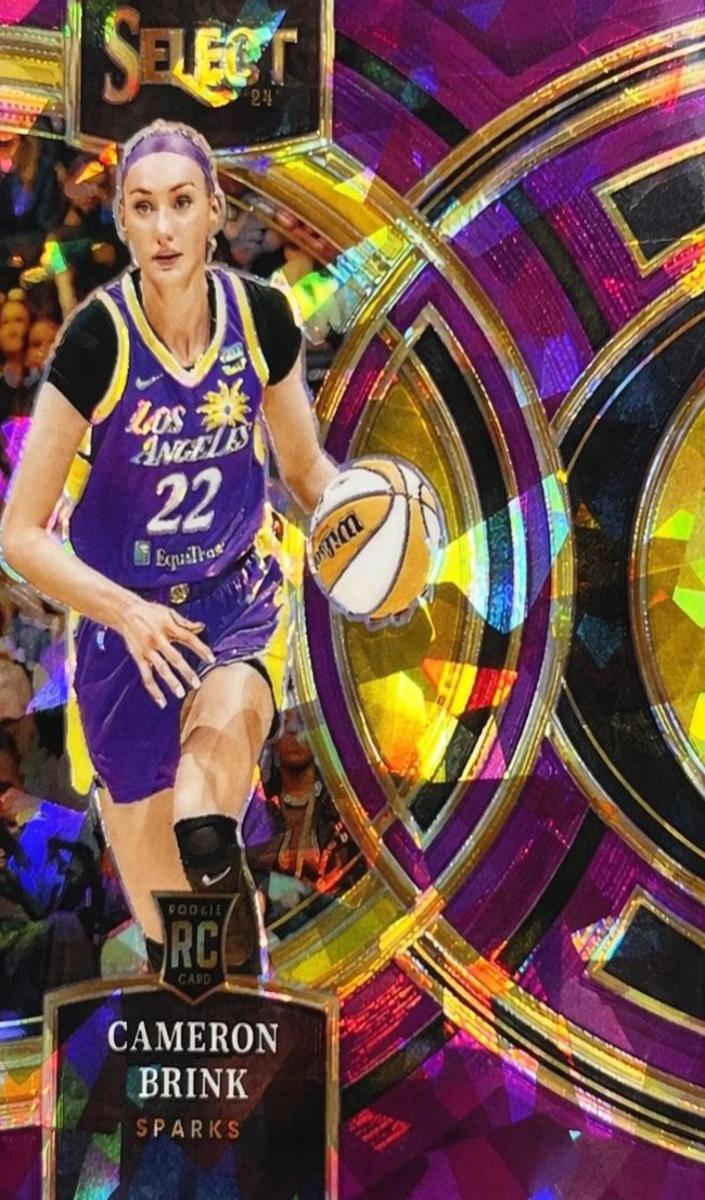 2024 Panini Select WNBA Basketball Purple Ice Cameron Brink #191 PSA 10