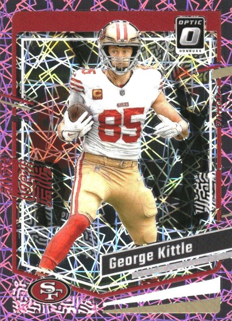 2023 Donruss Optic Football Pink Velocity George Kittle #172
