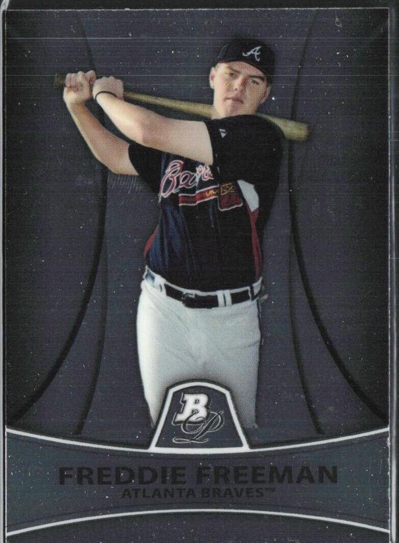 2010 Bowman Platinum Baseball Freddie Freeman #PP13 PSA 8