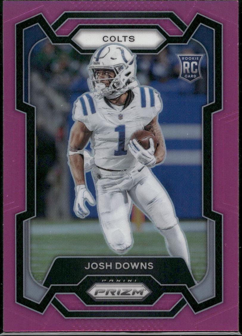 2023 Panini Prizm Football Pink Josh Downs #345 PSA 10