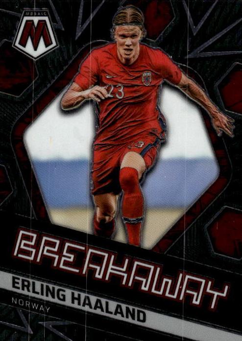 2021 Panini Mosaic FIFA Road to the World Cup Soccer Mosaic Erling Haaland #29 PSA 9