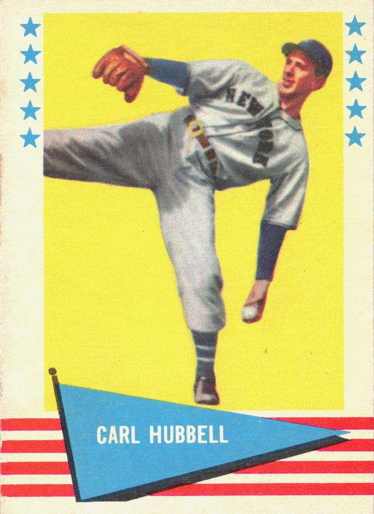 1961 Fleer Baseball Carl Hubbell #45