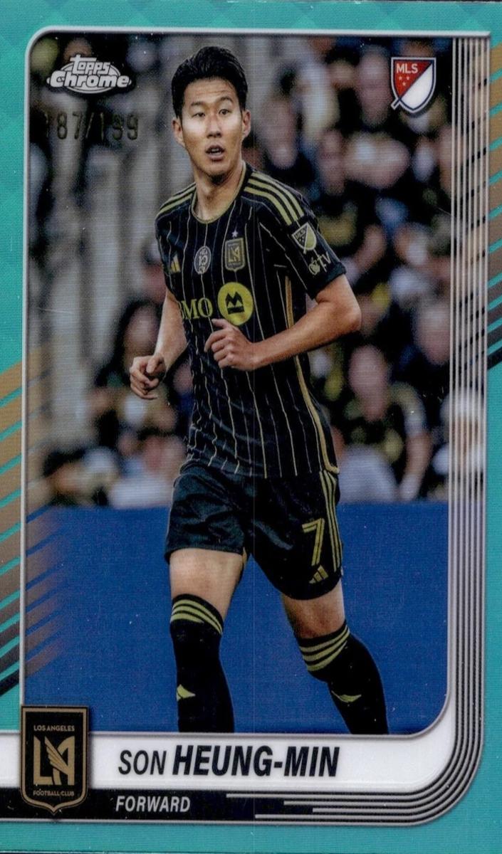 2025 Topps Chrome MLS Soccer Aqua Refractor Son Heung-Min #68