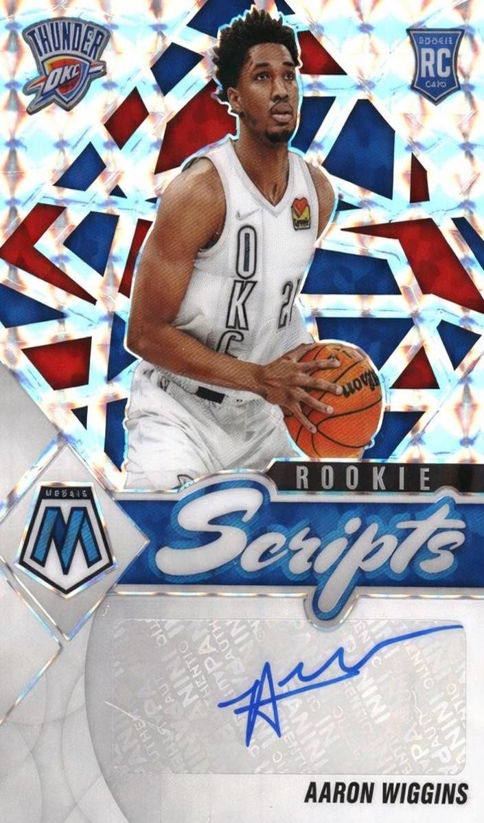2023 Panini Mosaic Basketball Aaron Wiggins #MS-WIG PSA 9