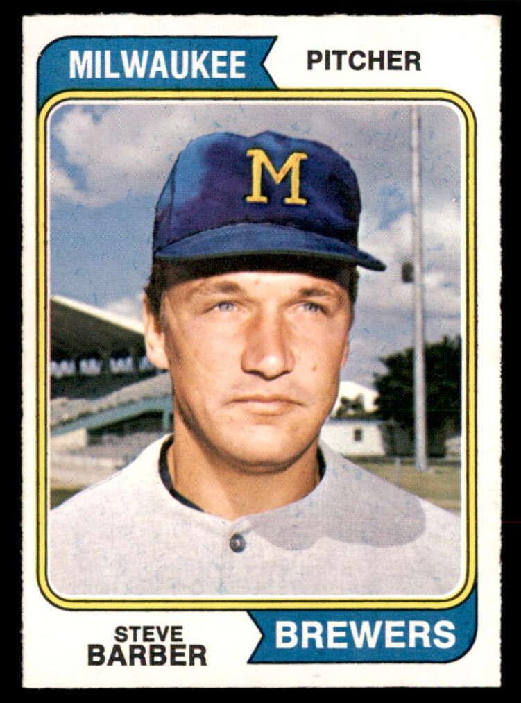 1974 O-Pee-Chee Baseball Steve Barber #631