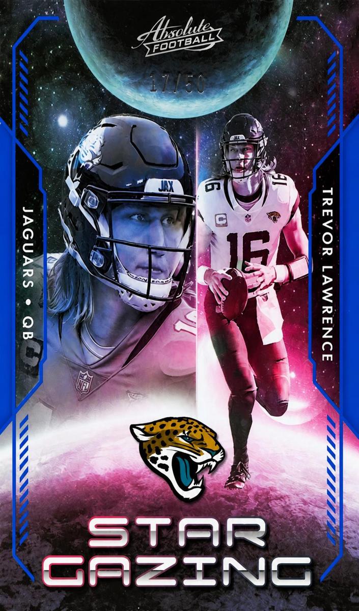 2023 Panini Absolute Football Spectrum Blue Trevor Lawrence #SG-6
