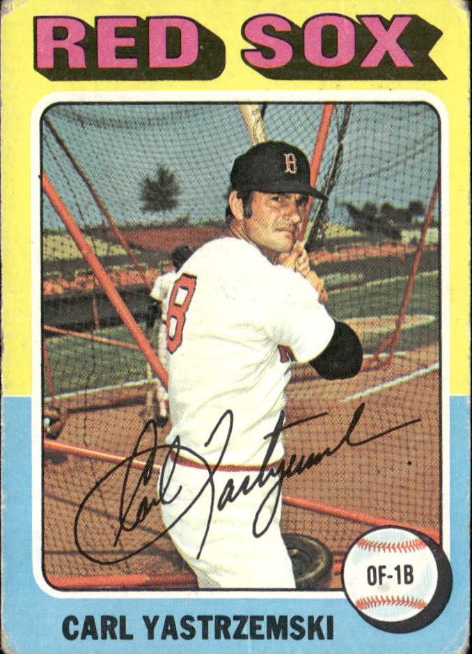 1975 Topps Mini Baseball Carl Yastrzemski #280 SGC 5.5