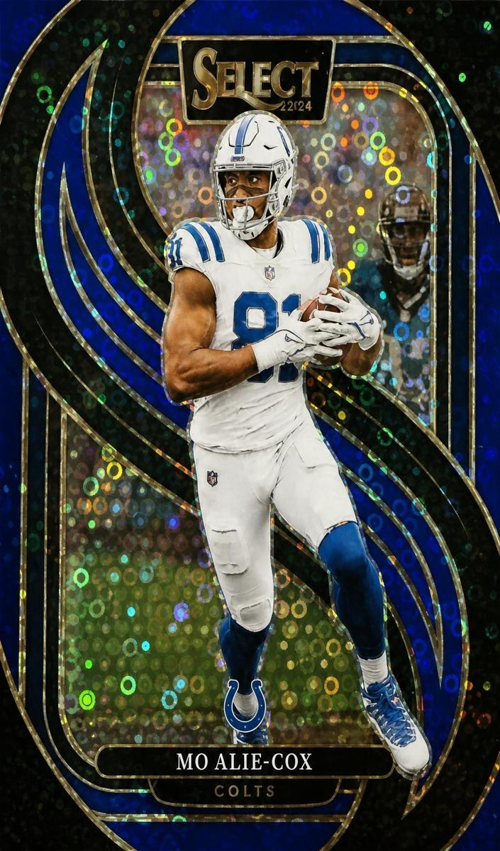 2024 Panini Select Football Blue Disco Mo Alie-Cox #184