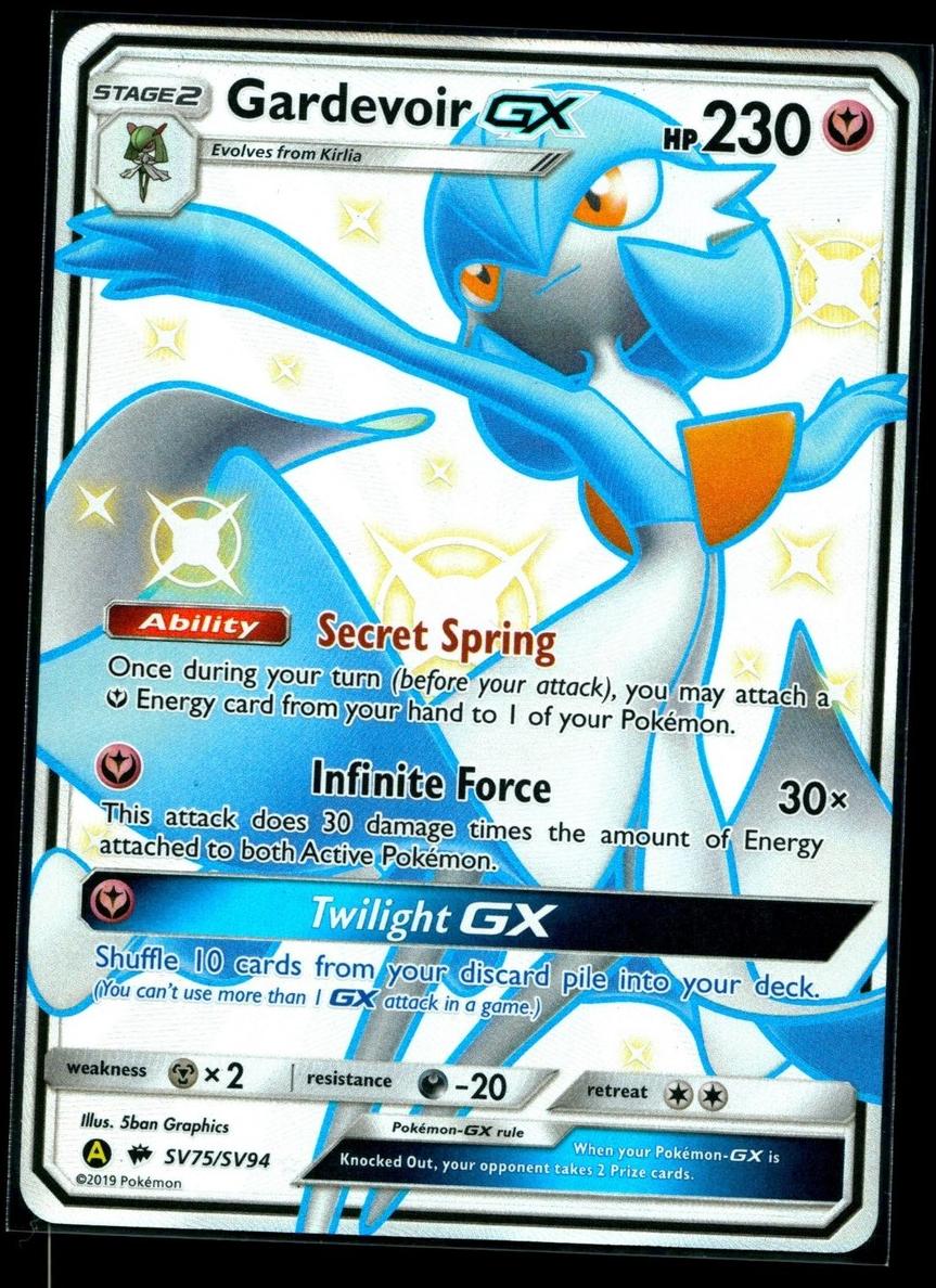 2019 Pokemon Sun & Moon Hidden Fates Gardevoir GX #SV75 PSA 9