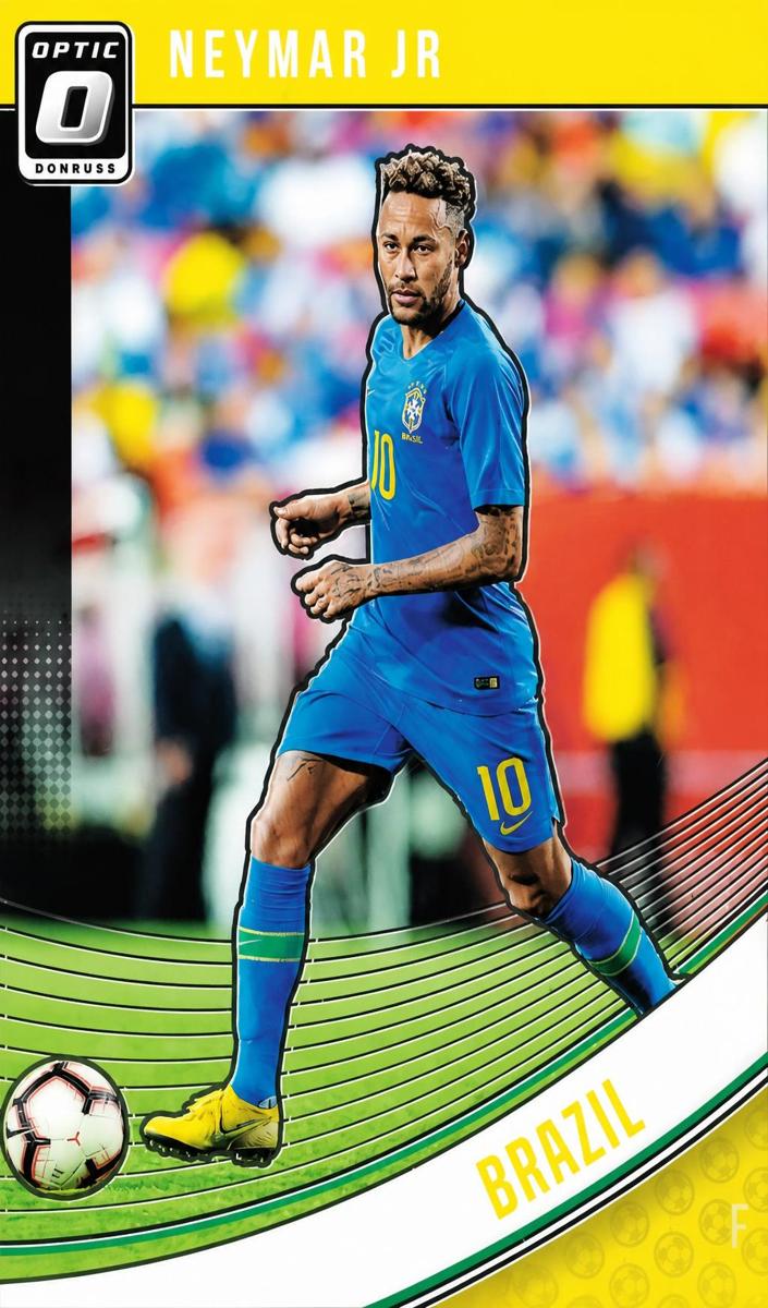 2018 Panini Donruss Soccer Neymar Jr #104 RAW Ungraded