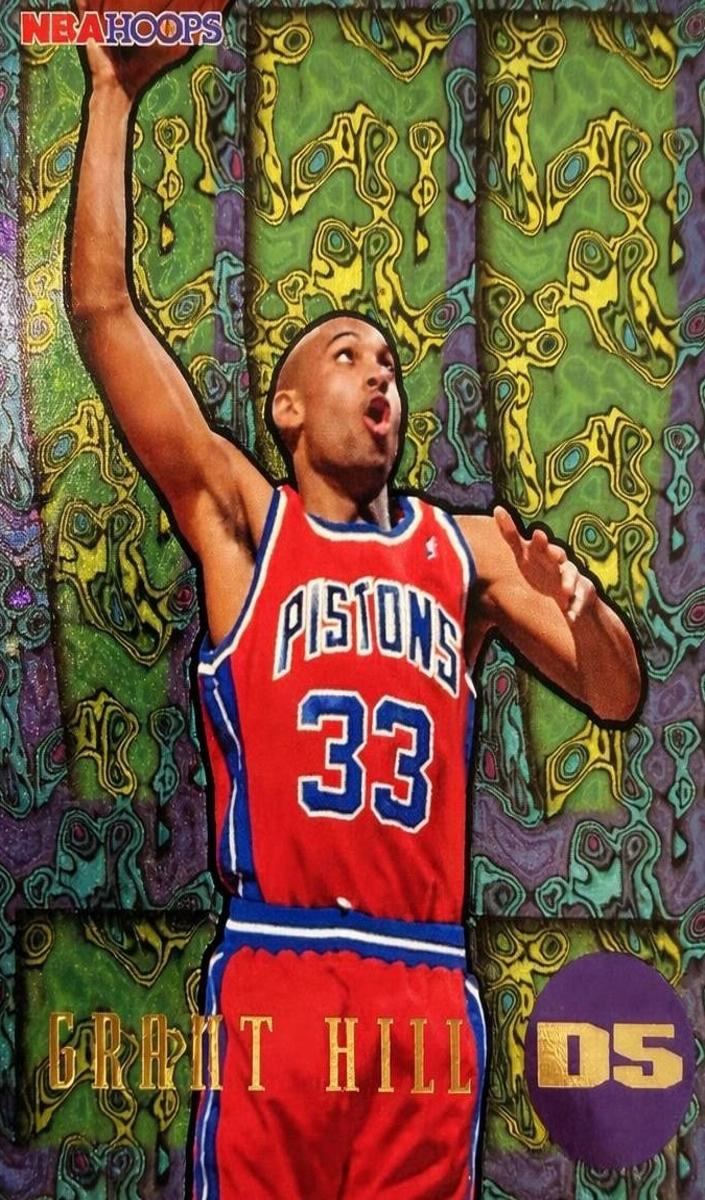 1995 Hoops Basketball Grant Hill #D5
