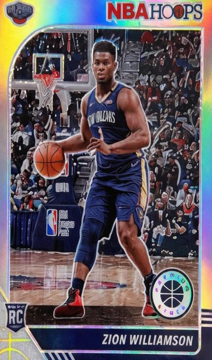 2019 Panini Hoops Premium Stock Basketball Silver Zion Williamson #258 PSA 9