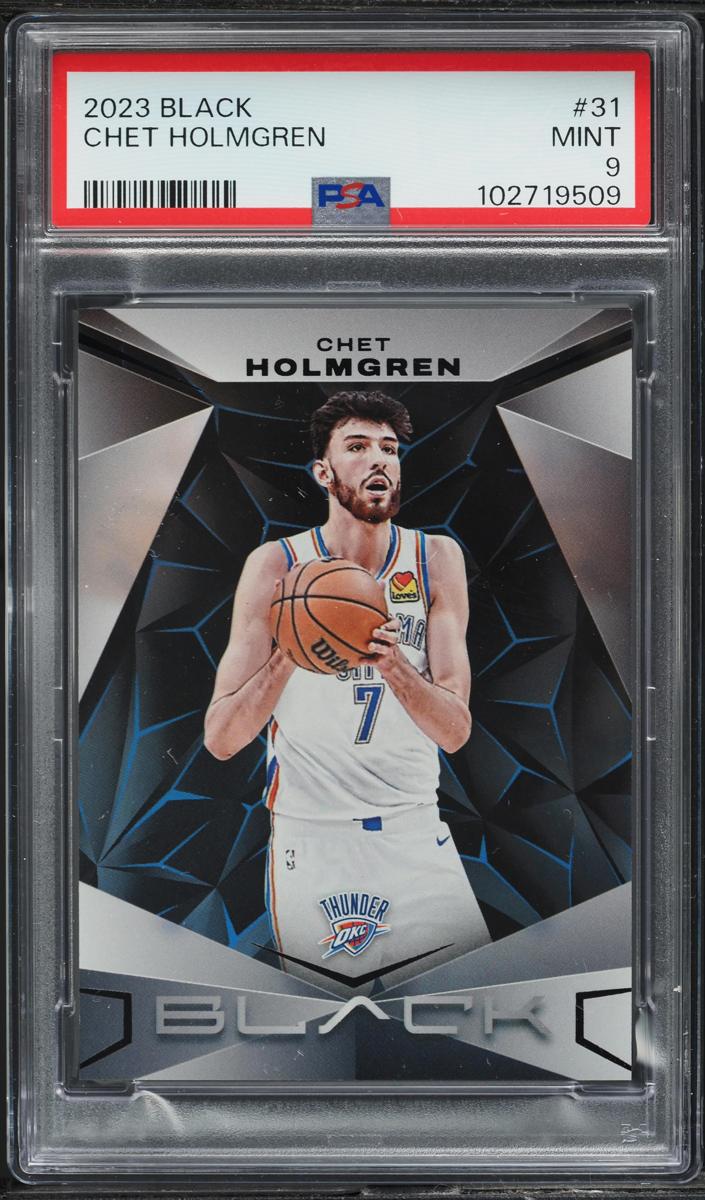 2023 Panini Black Basketball Chet Holmgren #31