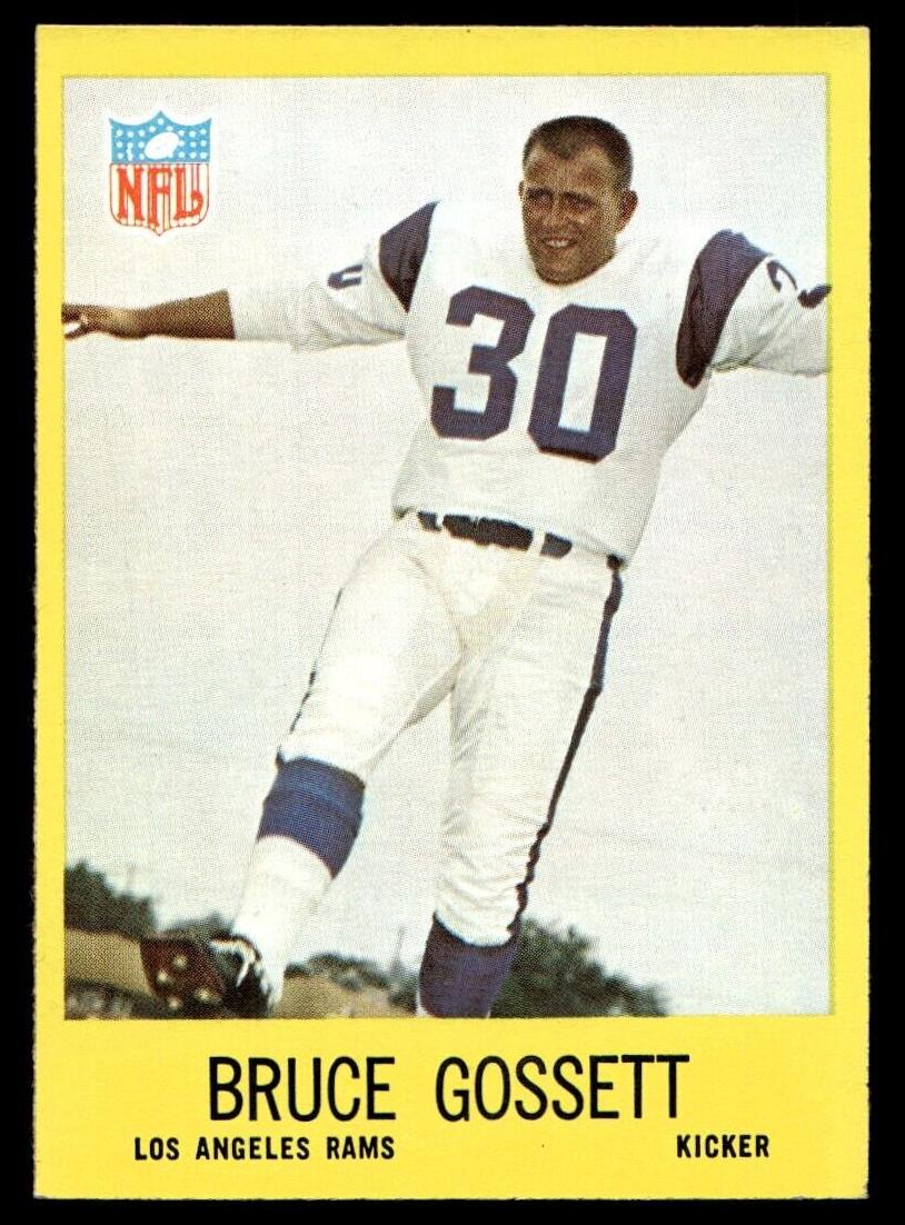 1967 Philadelphia Football Bruce Gossett #89