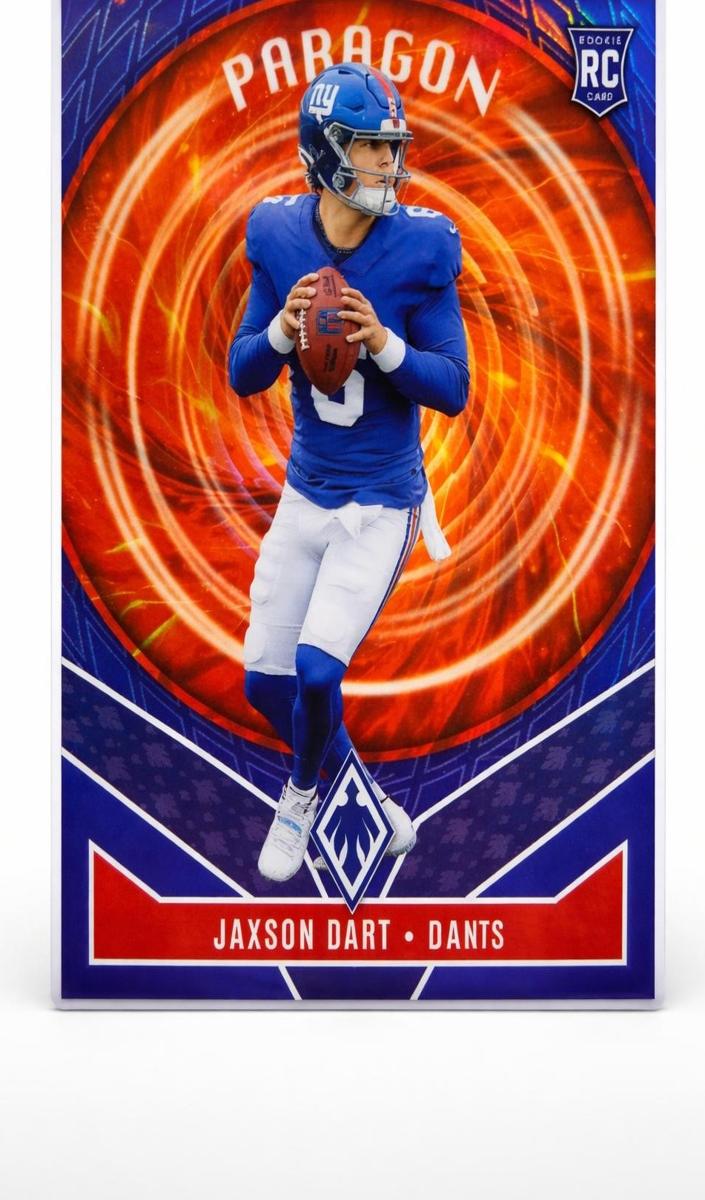 2025 Panini Phoenix Football Blue Jaxson Dart #4