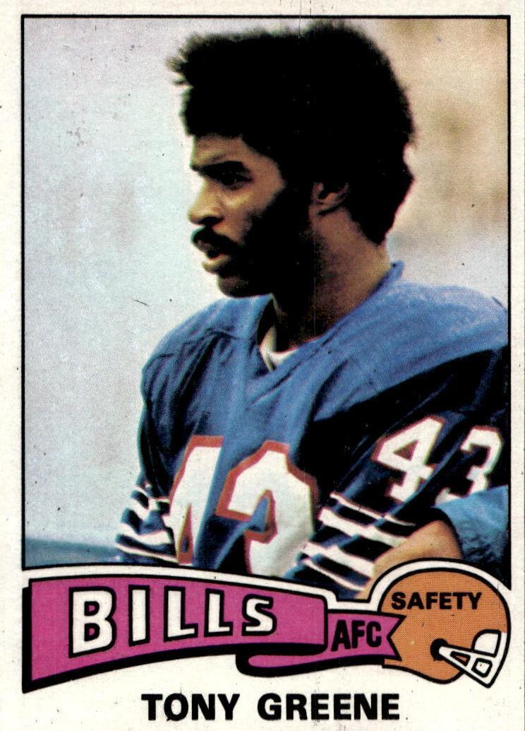 1975 Topps Football Tony Greene #54