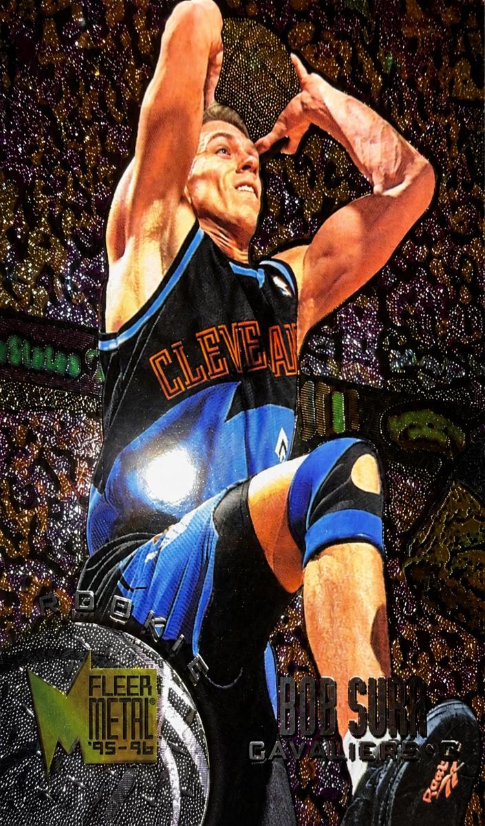 1995 Fleer Metal Basketball Bob Sura #139 PSA 9