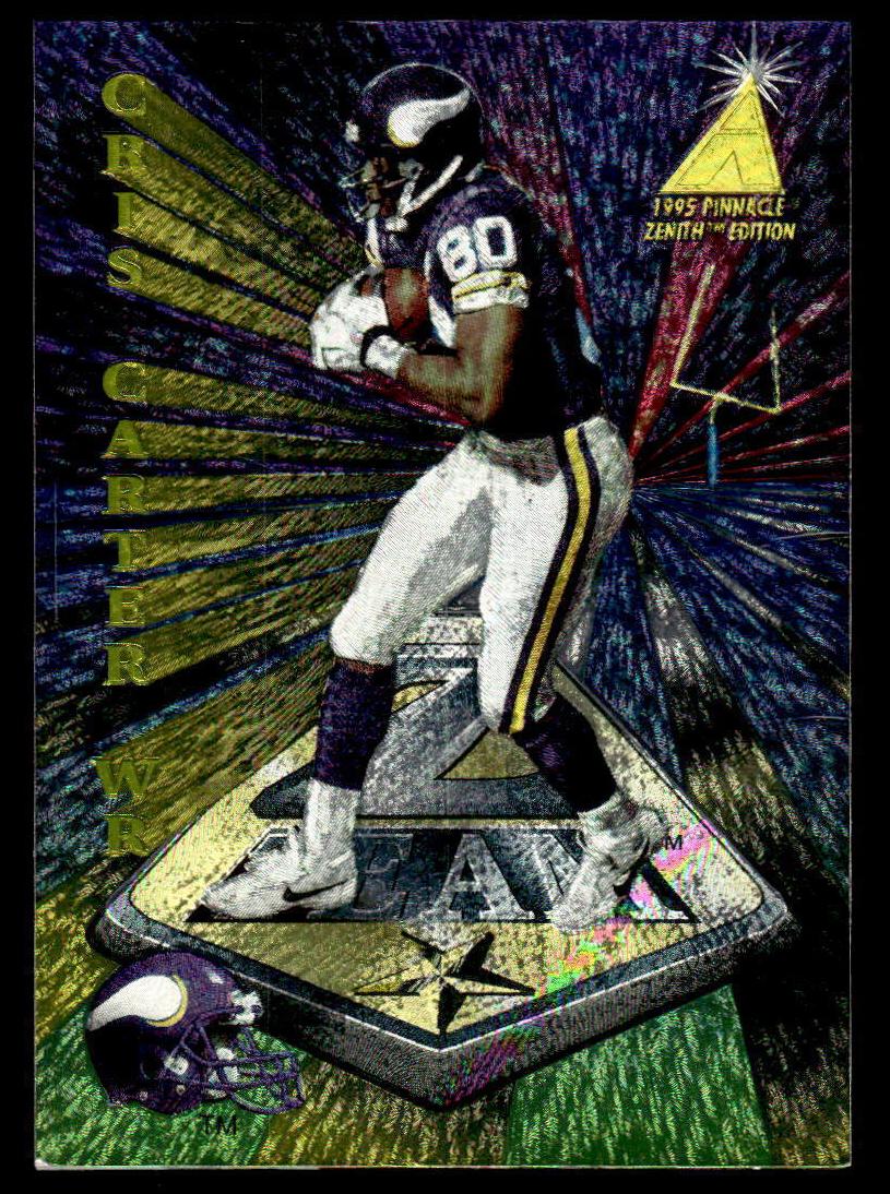 1995 Pinnacle Zenith Football Cris Carter #ZT14 PSA 9