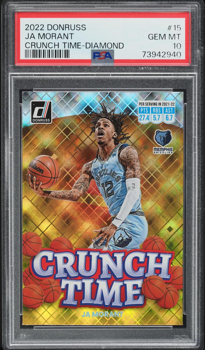 2022 Panini Donruss Basketball Diamond Ja Morant #15 PSA 9