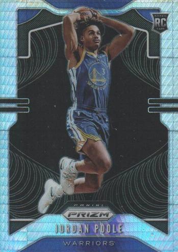 2019 Panini Prizm Basketball Hyper Jordan Poole #272 PSA 9