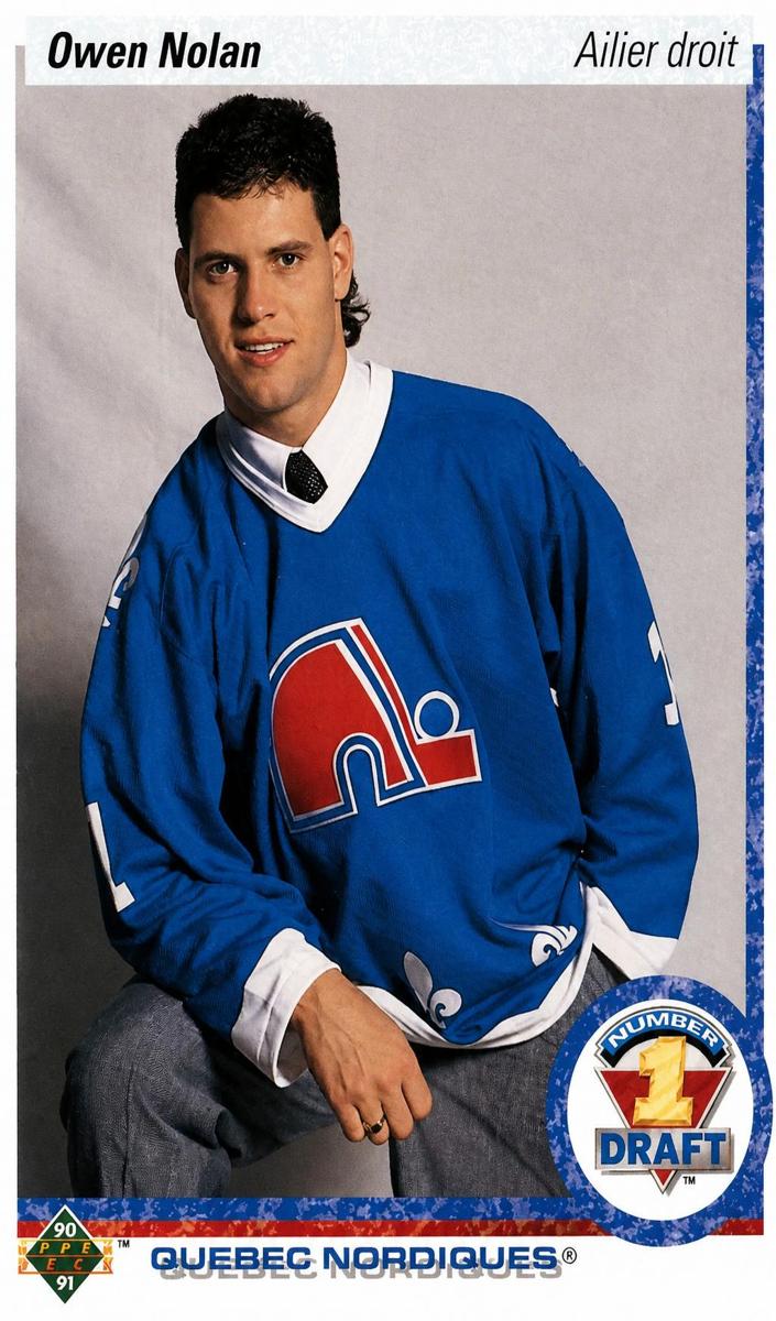 1990 Upper Deck Hockey Owen Nolan #352