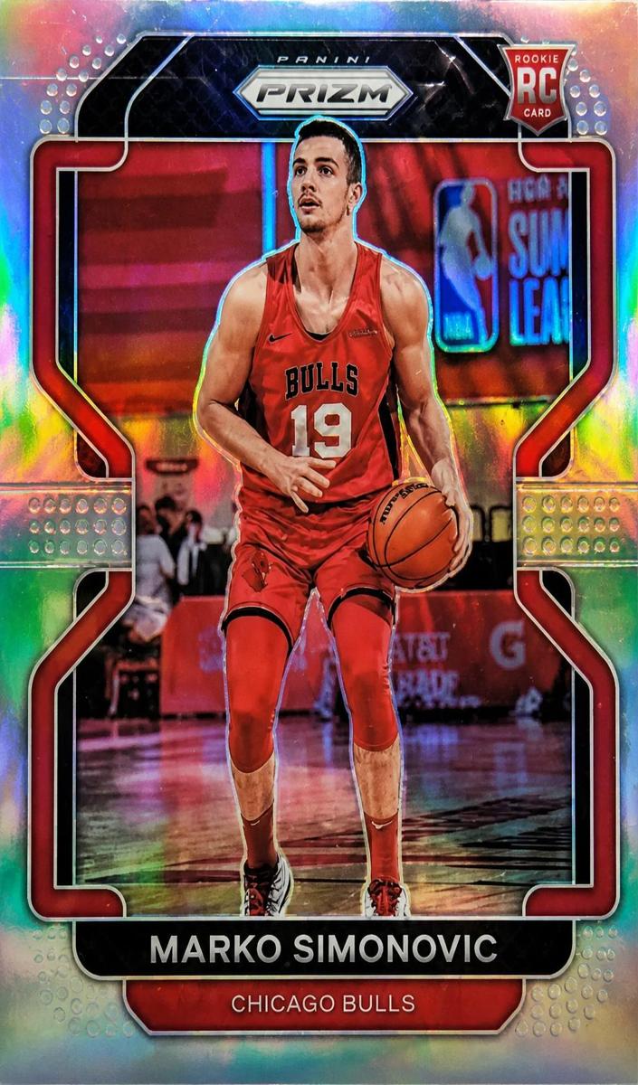 2021 Panini Prizm Basketball Prizms Silver Marko Simonovic #166