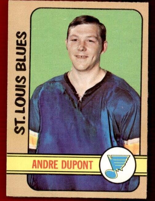 1972 O-Pee-Chee Hockey Andre Dupont #16 PSA 8