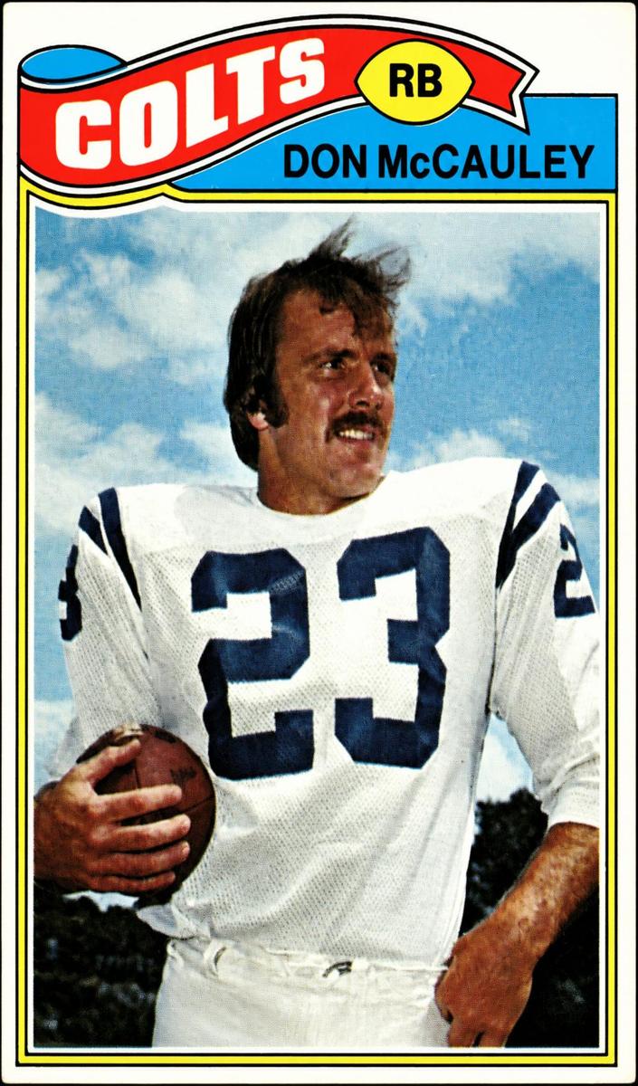 1977 Topps Mexican Football Don McCauley #288 PSA 5
