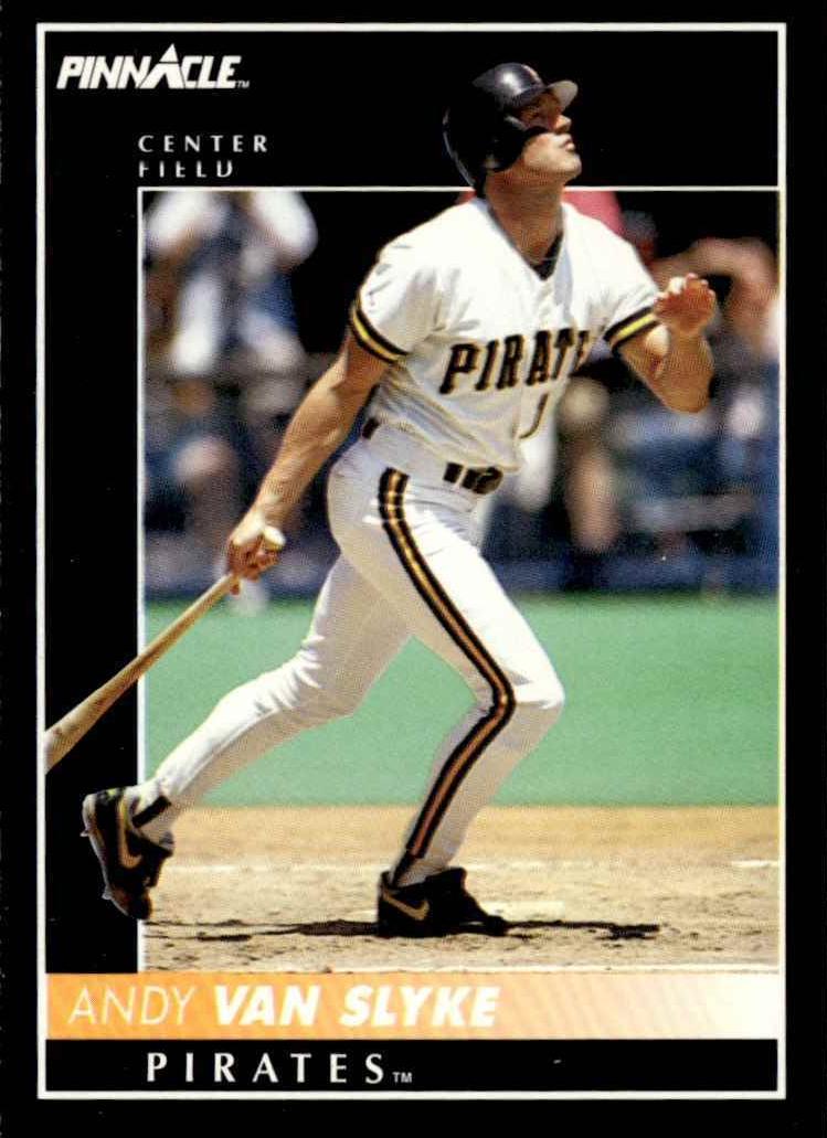 1992 Pinnacle Baseball Andy Van Slyke #9