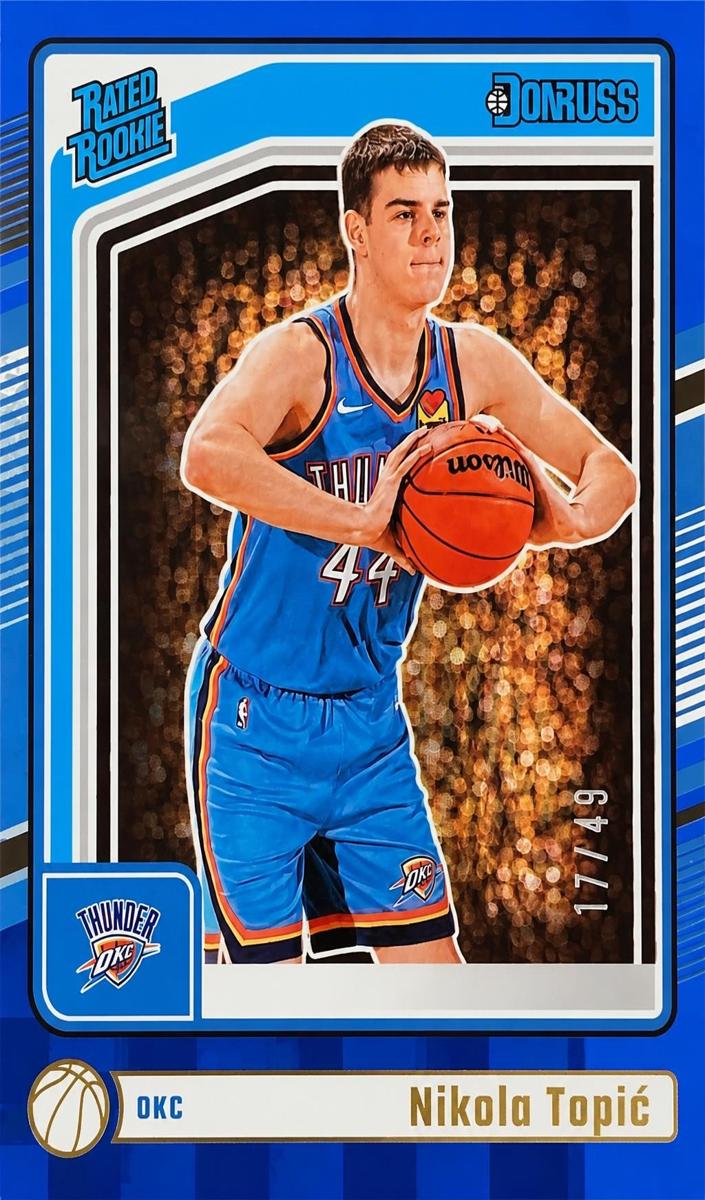 2024 Panini Donruss Basketball Choice Blue Nikola Topic #208