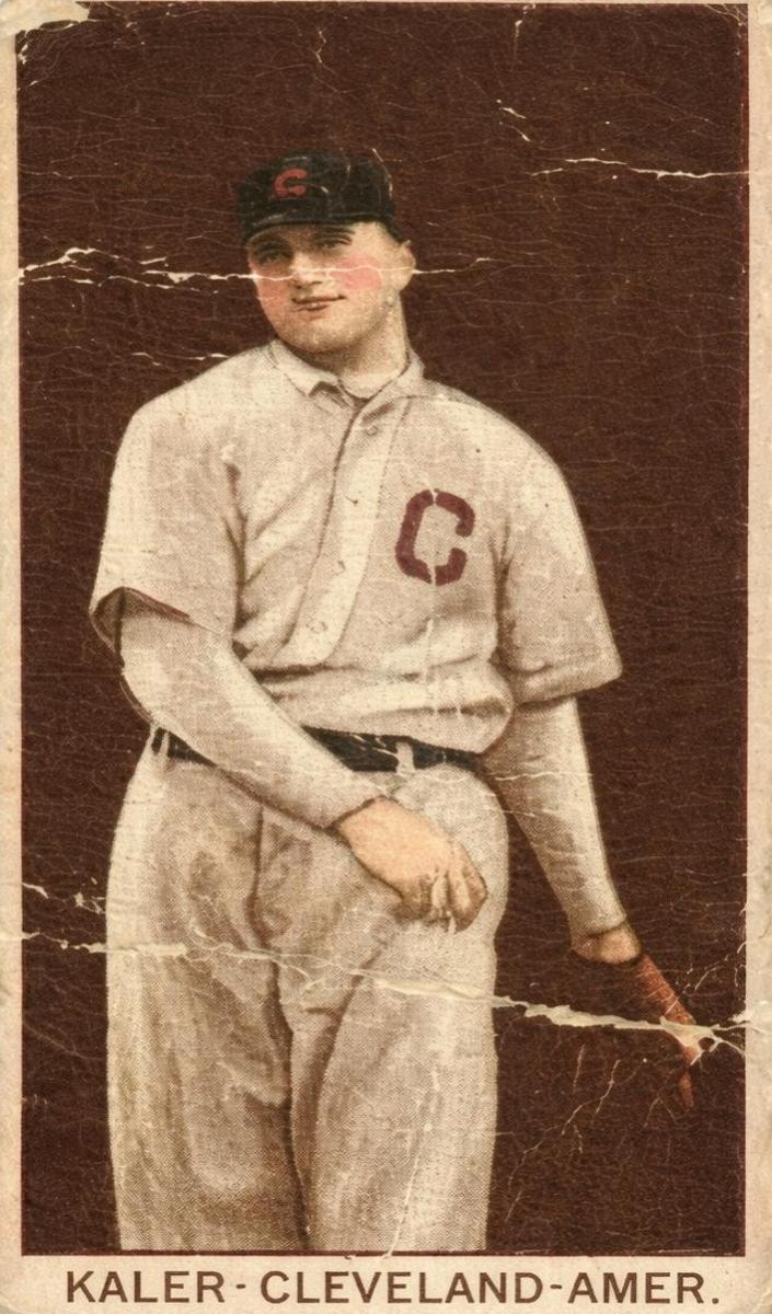 1912 American Tobacco Company Brown Background T207 Baseball George Kaler #NNO