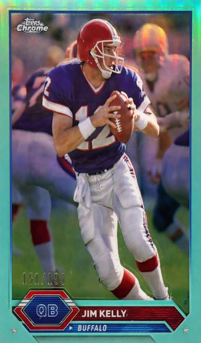 2023 Topps Composite Football Aqua Refractor Jim Kelly #46