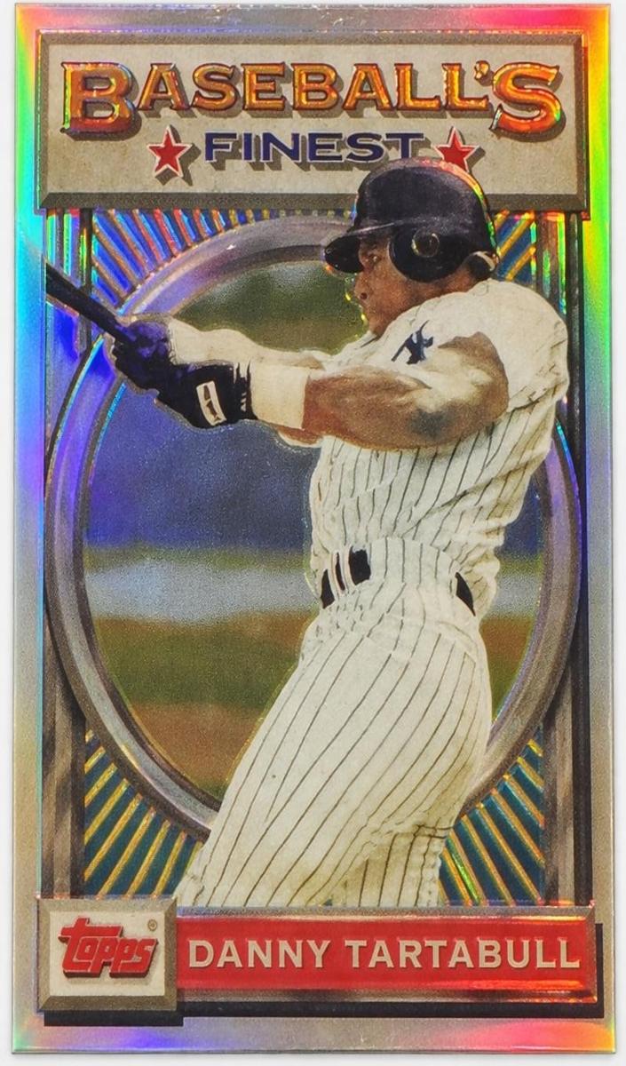 1993 Topps Finest Baseball Refractor Danny Tartabull #167 PSA 8.5