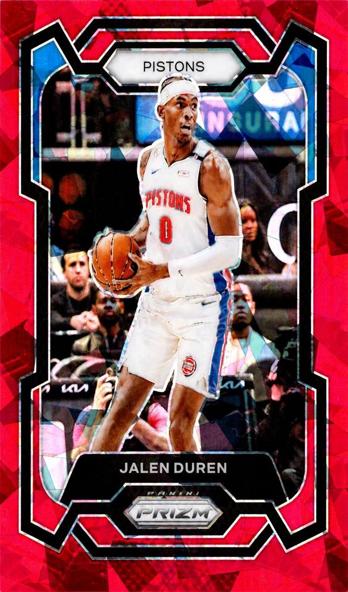 2023 Panini Prizm Basketball Red Ice Jalen Duren #210