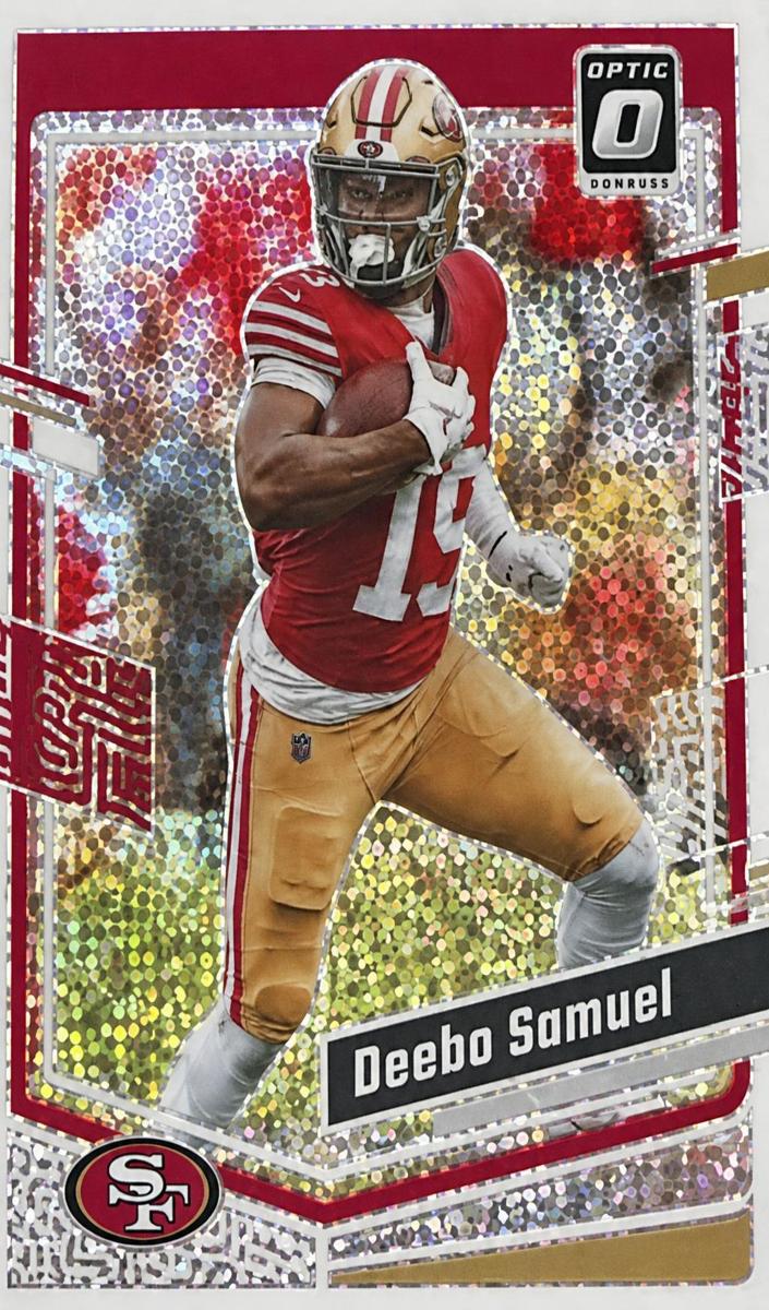 2023 Donruss Optic Football White Sparkle Deebo Samuel #170