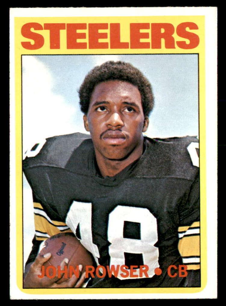 1972 Topps Football John Rowser #198 PSA 8