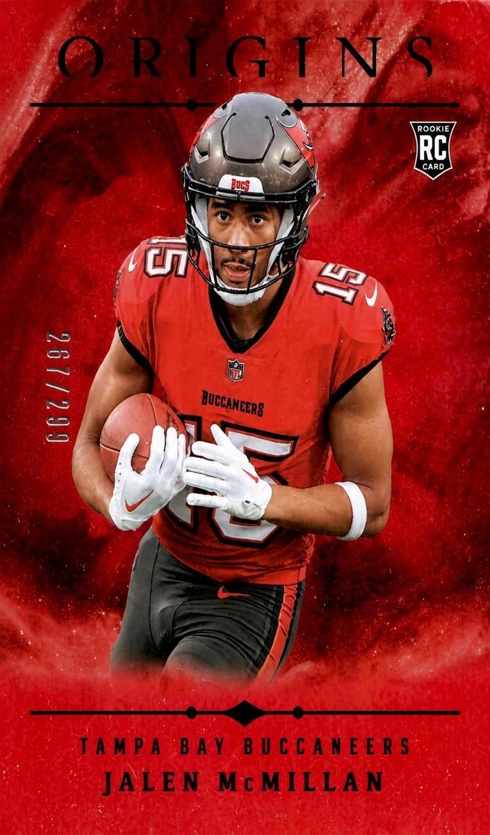 2024 Panini Origins Football Holo Red Jalen McMillan #136