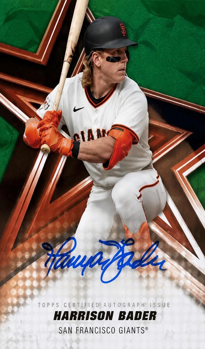 2026 Topps Baseball Green Harrison Bader #BSA2-HB