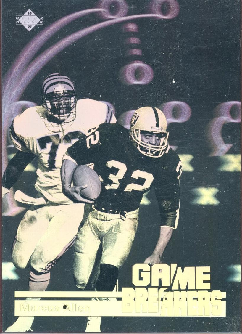 1991 Upper Deck Football Marcus Allen #GB9